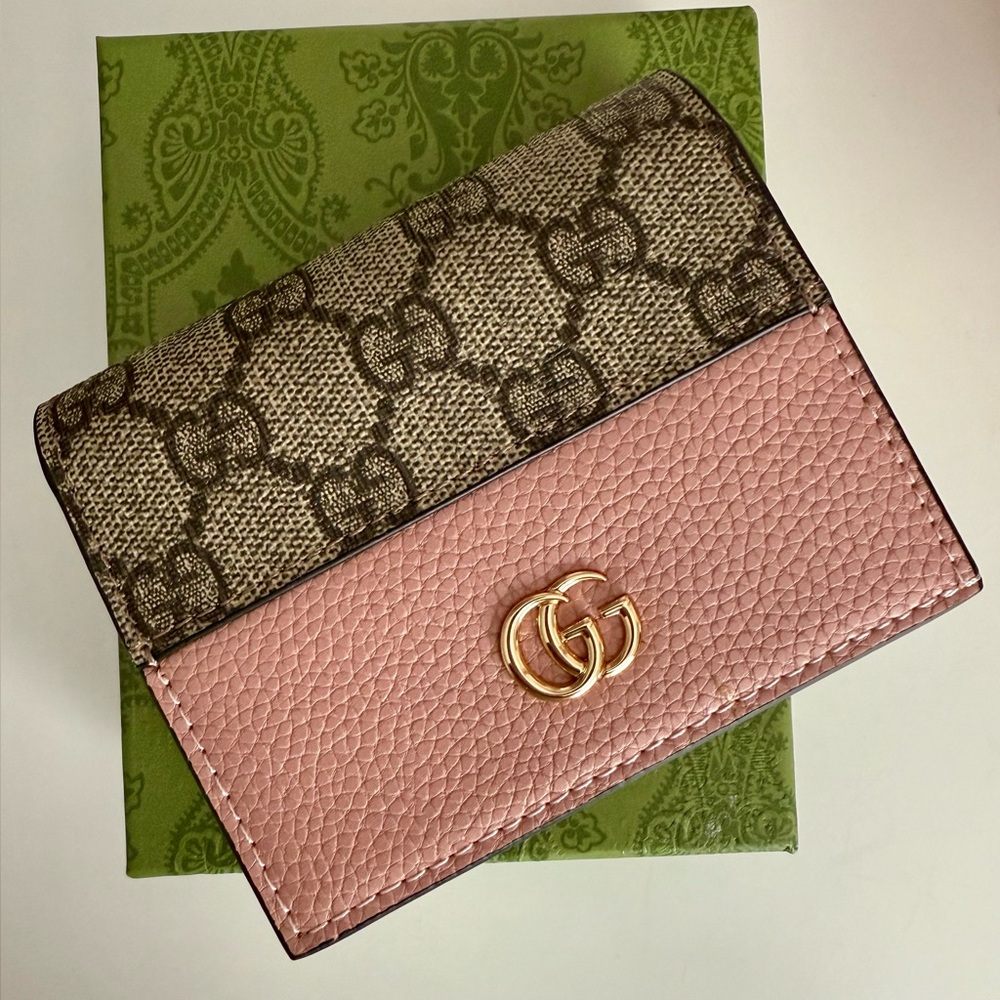 Bi-color Designer Marmont small wallet